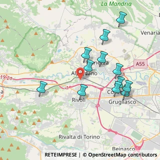 Mappa Via Emilio Chiri, 10091 Alpignano TO, Italia (3.84083)