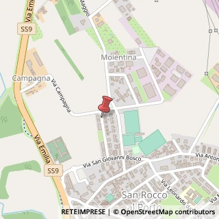 Mappa Via G. Falccone, 13, 26865 San Rocco al Porto, Lodi (Lombardia)