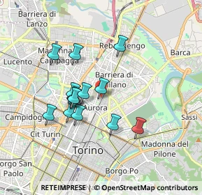 Mappa Corso Giulio Cesare, 10153 Torino TO, Italia (1.48286)