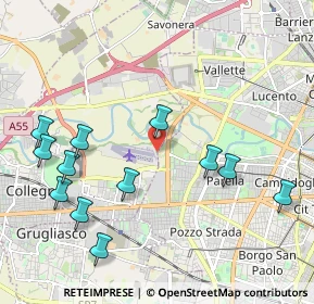 Mappa Strada Vicinale della Berlia, 10145 Torino TO, Italia (2.32833)