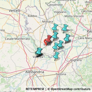 Mappa Strada Castellaro, 27035 Mede PV, Italia (9.6505)