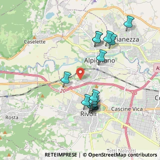 Mappa Via Avigliana, 10091 Alpignano TO, Italia (1.896)