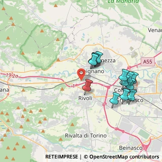 Mappa Via Avigliana, 10091 Alpignano TO, Italia (3.68308)