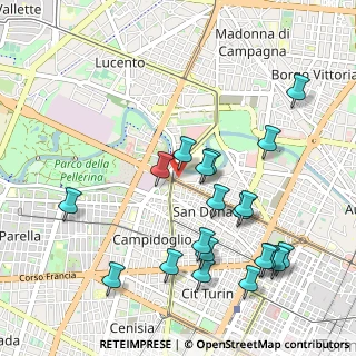Mappa Corso Alessandro Tassoni, 10141 Torino TO, Italia (1.125)