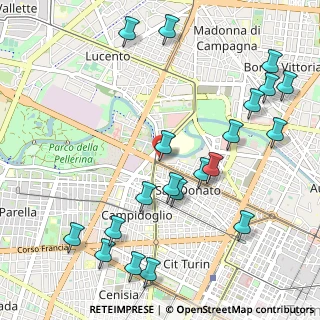 Mappa Corso Alessandro Tassoni, 10141 Torino TO, Italia (1.265)