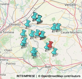 Mappa Via Torino, 15020 Murisengo AL, Italia (11.4295)