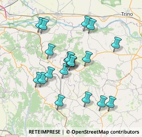 Mappa Via Torino, 15020 Murisengo AL, Italia (6.76842)