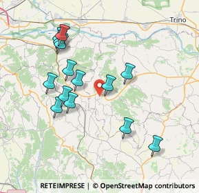 Mappa Via Torino, 15020 Murisengo AL, Italia (7.30643)