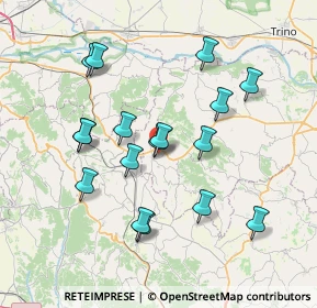 Mappa Via Torino, 15020 Murisengo AL, Italia (7.16882)