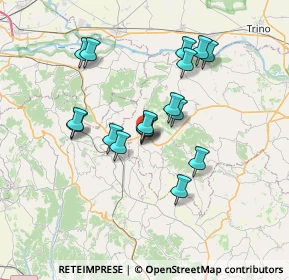 Mappa Via Torino, 15020 Murisengo AL, Italia (6.03647)