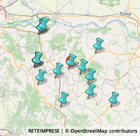 Mappa Via Torino, 15020 Murisengo AL, Italia (7.40733)