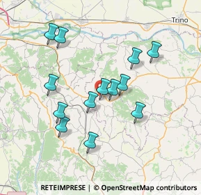 Mappa Via Torino, 15020 Murisengo AL, Italia (6.64923)