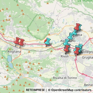 Mappa Strada Banchette, 10090 Rosta TO, Italia (4.77688)