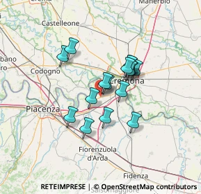 Mappa Via Granelli San Nazzaro, 29010 Monticelli d'Ongina PC, Italia (9.79625)