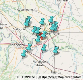 Mappa Via Granelli San Nazzaro, 29010 Monticelli d'Ongina PC, Italia (11.00444)
