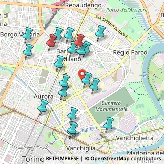 Mappa Via Ruggero Leoncavallo, 10154 Torino TO, Italia (1.0305)