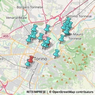 Mappa Via Ruggero Leoncavallo, 10154 Torino TO, Italia (3.18474)