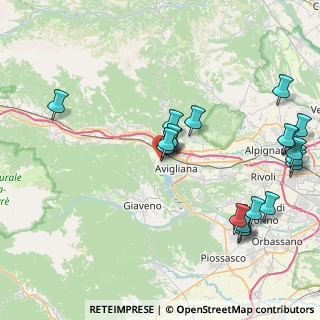 Mappa Via Valloja, 10051 Avigliana TO, Italia (9.5975)
