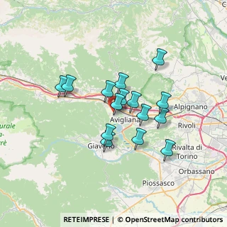 Mappa Via Valloja, 10051 Avigliana TO, Italia (5.42667)