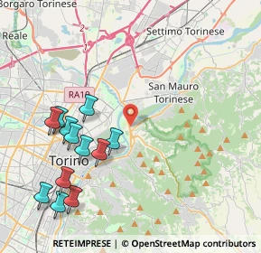 Mappa Lungo Stura Lazio, 10132 Torino TO, Italia (4.72583)