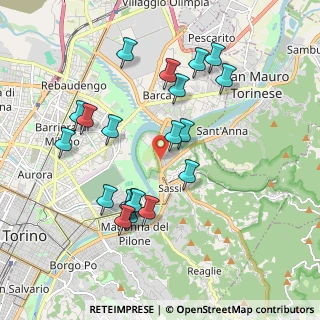 Mappa Lungo Stura Lazio, 10132 Torino TO, Italia (1.9175)