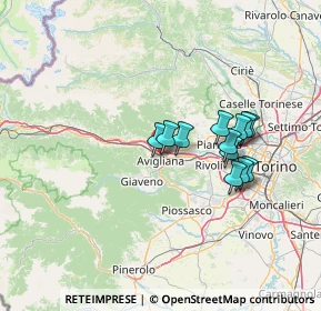 Mappa Via Carnino, 10051 Avigliana TO, Italia (11.28167)