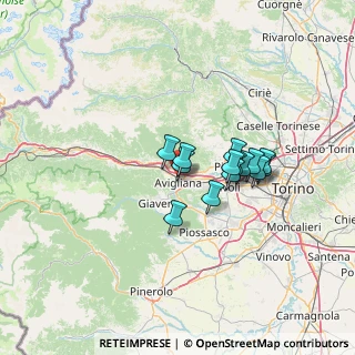 Mappa Via Carnino, 10051 Avigliana TO, Italia (9.73929)