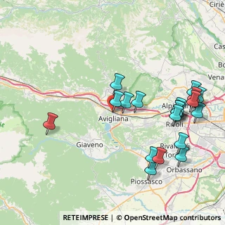Mappa Via Carnino, 10051 Avigliana TO, Italia (9.301)