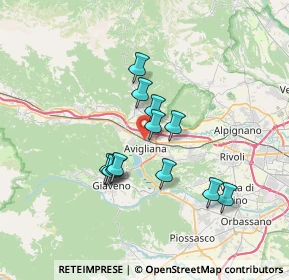 Mappa Via Carnino, 10051 Avigliana TO, Italia (5.57333)