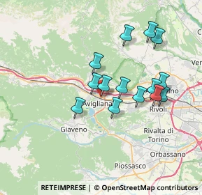 Mappa Via dei Testa, 10051 Avigliana TO, Italia (6.23071)