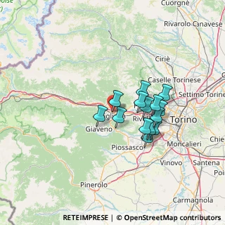 Mappa Via dei Testa, 10051 Avigliana TO, Italia (10.6)