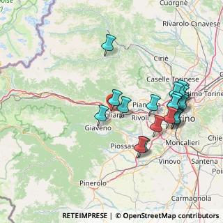 Mappa Via dei Testa, 10051 Avigliana TO, Italia (16.098)