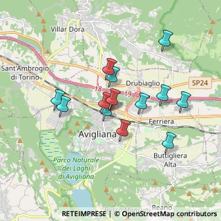 Mappa Via dei Testa, 10051 Avigliana TO, Italia (1.53462)