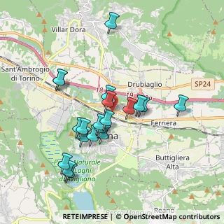 Mappa Via dei Testa, 10051 Avigliana TO, Italia (1.7175)