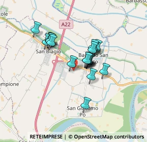 Mappa Via dell'Euro, 46031 Bagnolo San Vito MN, Italia (1.2965)