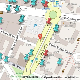 Mappa Via Livorno, 10144 Torino TO, Italia (0.11345)
