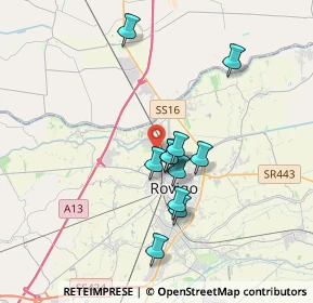 Mappa Via Federico Manfredini, 45100 Rovigo RO, Italia (2.99636)