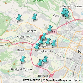 Mappa Via al, 10093 Collegno TO, Italia (4.29267)