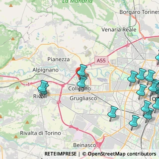 Mappa Via al, 10093 Collegno TO, Italia (6.8195)
