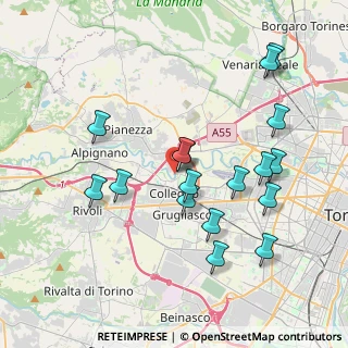 Mappa Via al, 10093 Collegno TO, Italia (3.95471)