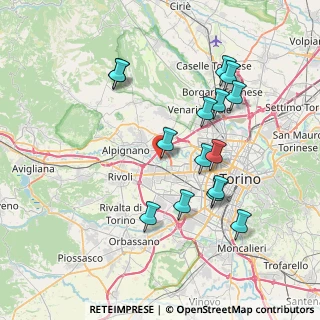 Mappa Via al, 10093 Collegno TO, Italia (7.53467)