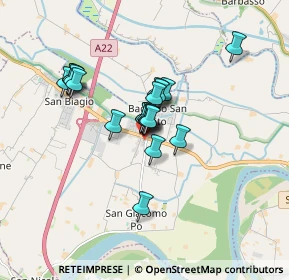 Mappa Via II Giugno, 46031 Bagnolo San Vito MN, Italia (1.2035)