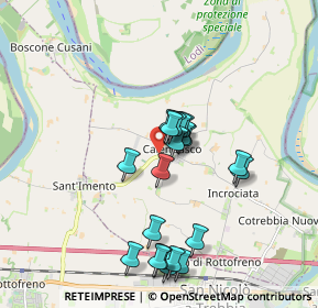 Mappa Via Anguissola, 29010 Calendasco PC, Italia (1.6415)