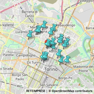 Mappa Strada del Fortino, 10152 Torino TO, Italia (1.273)