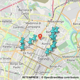 Mappa Strada del Fortino, 10152 Torino TO, Italia (1.61917)
