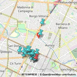 Mappa Strada del Fortino, 10152 Torino TO, Italia (1.162)