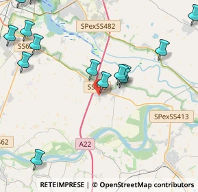 Mappa Via Renolfa, 46031 Bagnolo San Vito MN, Italia (6.471)