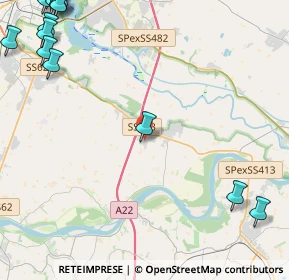 Mappa Via Renolfa, 46031 Bagnolo San Vito MN, Italia (7.5175)