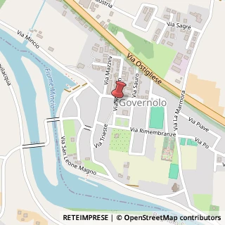 Mappa Via Giacomo Matteotti, 6, 46037 Roncoferraro, Mantova (Lombardia)