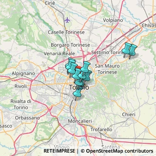 Mappa Via Beinasco, 10152 Torino TO, Italia (3.8575)